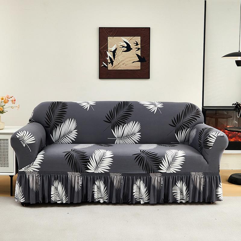 New Sofa Cover One Piece Elastic Universal Cover Two Person Universal Anti Cat Scratch and Dust Proof Sofa All Inclusive Cover