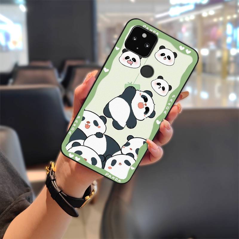 Anti-dust Full Wrap Phone Case For Google Pixel 4A 5G Protective Soft Case Fashion Design Cover Back Cover Cartoon TPU