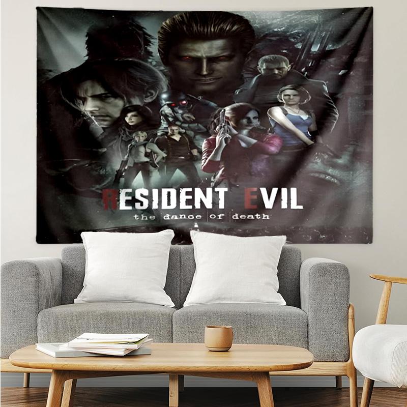 1PC Survival Horror Saga Tapestry Accessories Playroom Tapestry, for Bedroom,Livingroom, Dormitory Room Wall Decor Fan Birthday Gifts