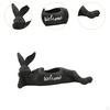 Flower Pot Rabbit Figurine Planter Table Centerpieces Ornament Collection Outdoor Plant Garden