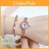 Ladies Alloy Quartz Watch With Diamond Accented Bracelet For Casual Office Wear