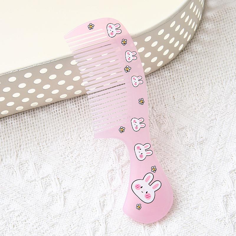 Cartoon Plastic Comb Cute Children's Small Comb Student Dormitory Hair Comb Home Portable Women's Hair Comb