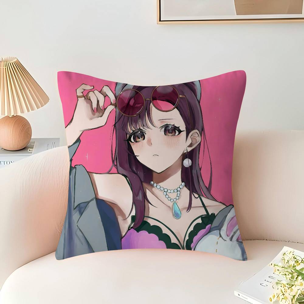 

YUNO KASHIKI Подушка-сиденье для офиса Наволочка Подушка для автомобиля Чехол для подушки 45X45СМ Поясничная наволочка Диванная наволочка 16x16Inch