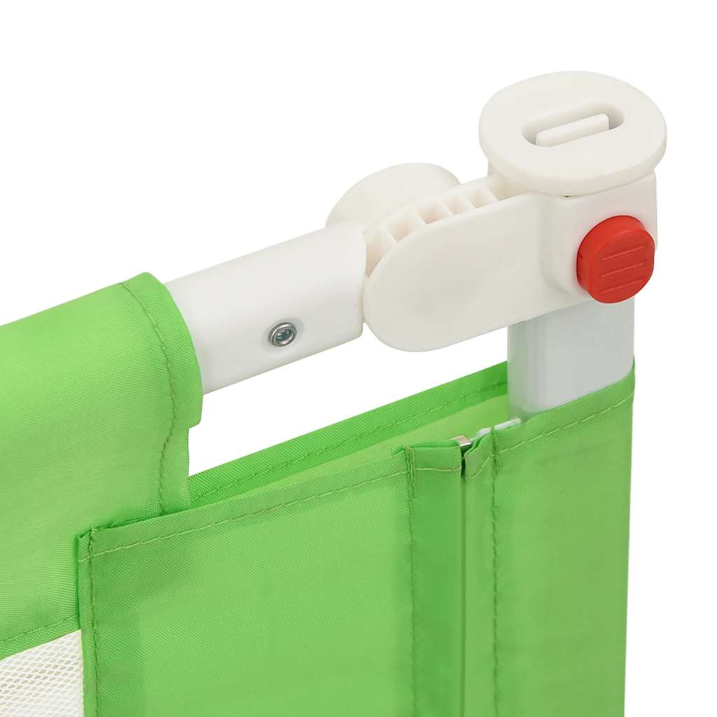 Vidaxl Children's Bed Rail, Green, 160X25 Cm, Fabric