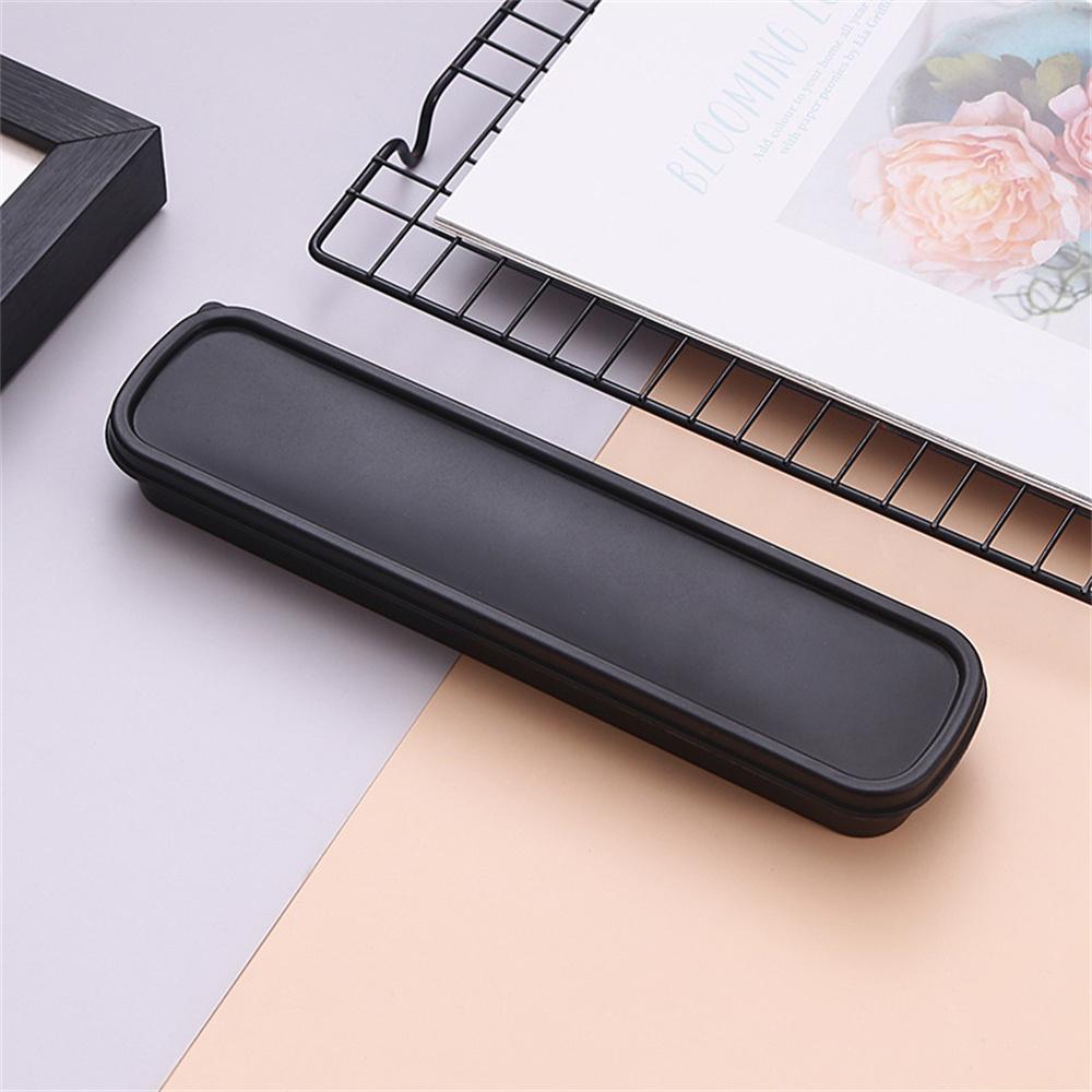 Tableware Box Portable Flip Cover Type Cutlery Case Environmentally Friendly Spoon Storage Box Drop-resistant Household Supplies