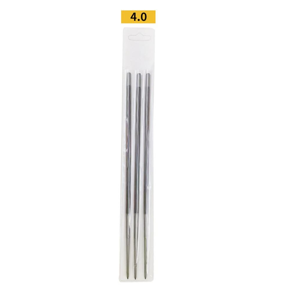 3Pcs Portable 4.0/4.8/5.5mm Chain Saw Chain Files Hand Tools High Hardness Grinding File Round Chain Files Grinding Tool