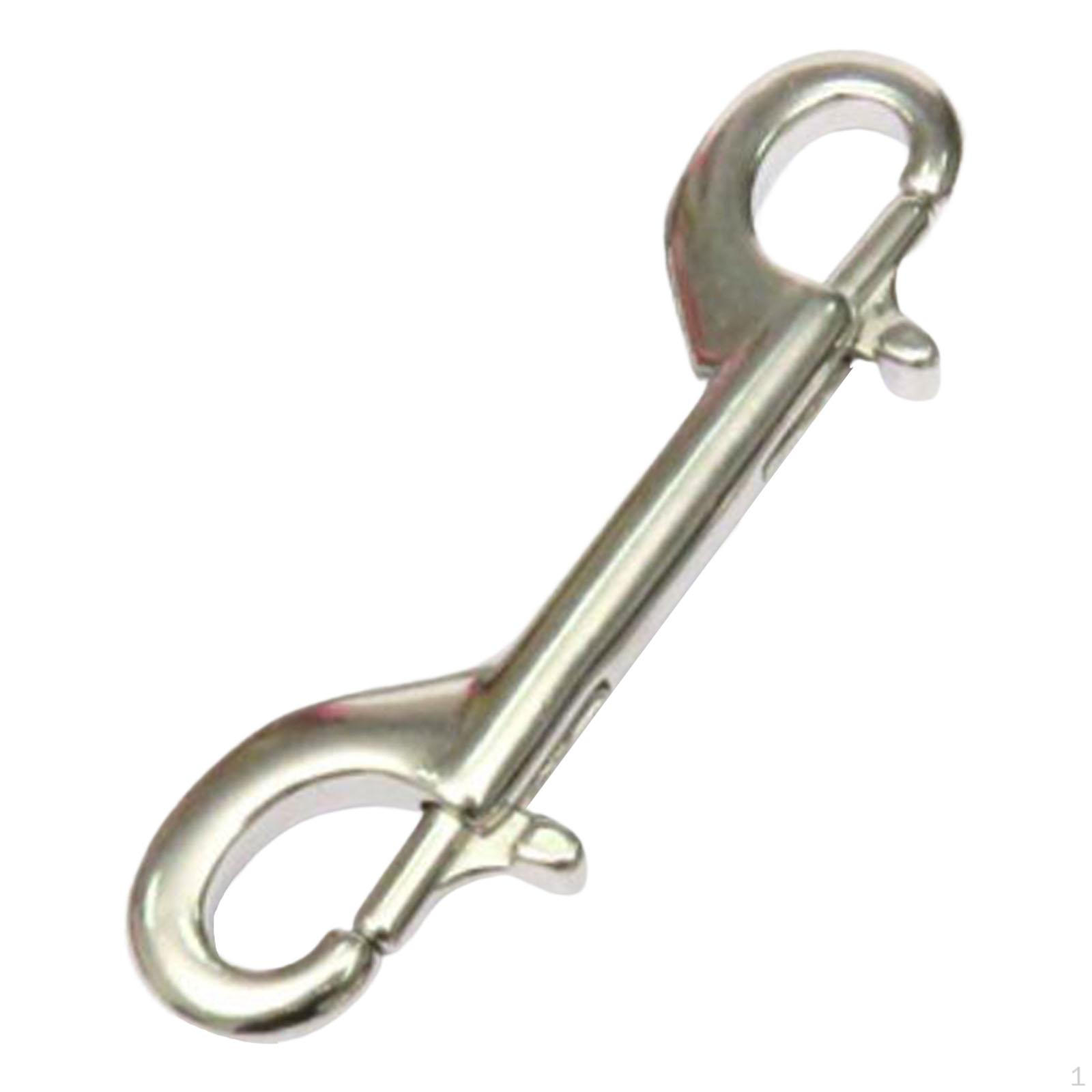 Double Ended Hook Snaps Metal Clips for Diving 3.94x0.79inch