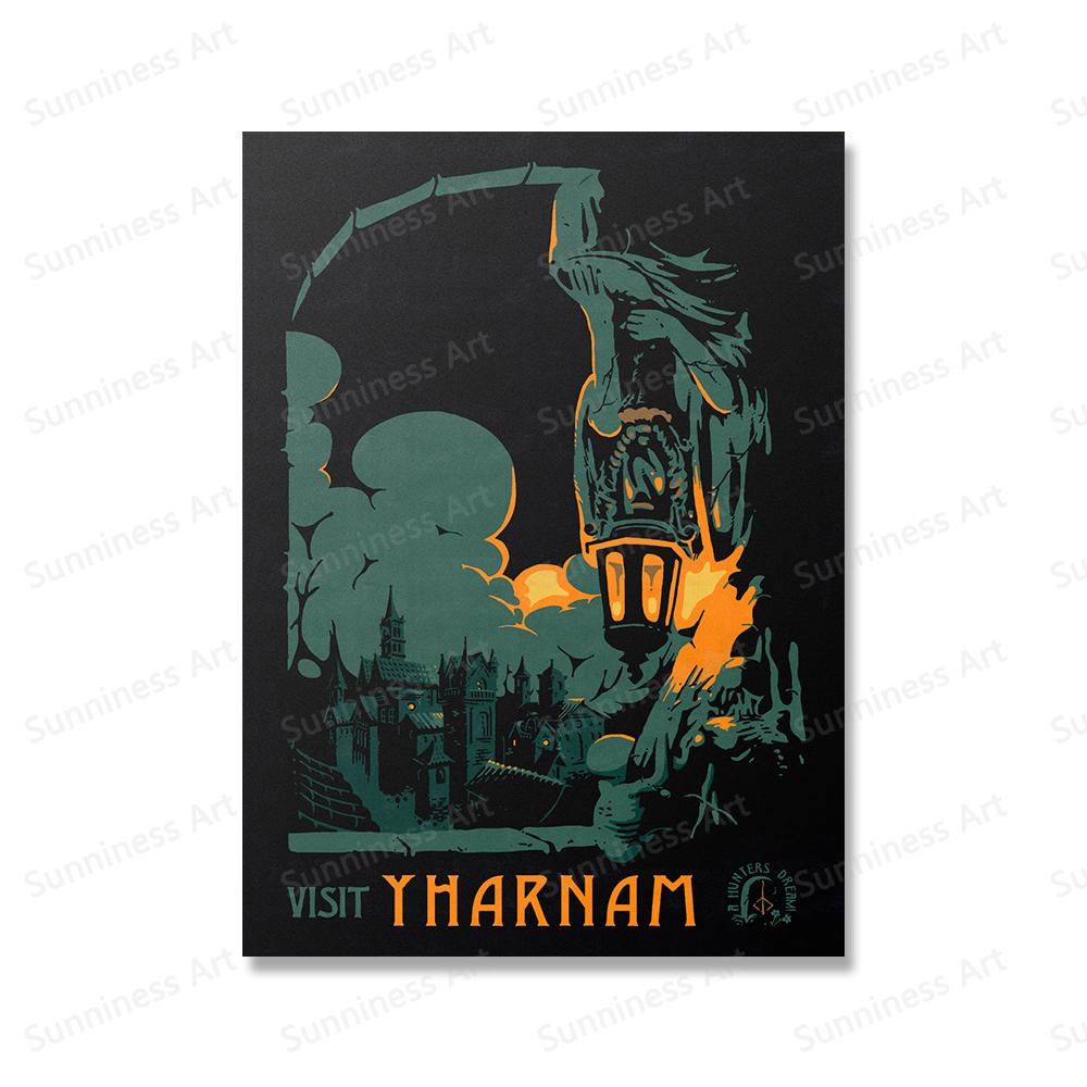 Peinture sur toile nordique vintage Zelda, affiches et impressions de voyage, jeu vidéo, paysage, art mural, images pour salon, décoration de la maison