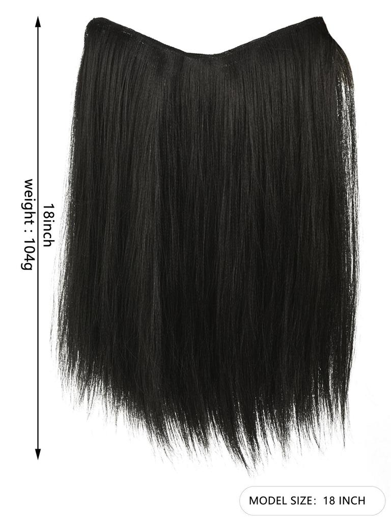 Black Clip in Hair Extensions18/24/28 Inch  Extensions Clip ins Black Clip in Extensions for Long Hair