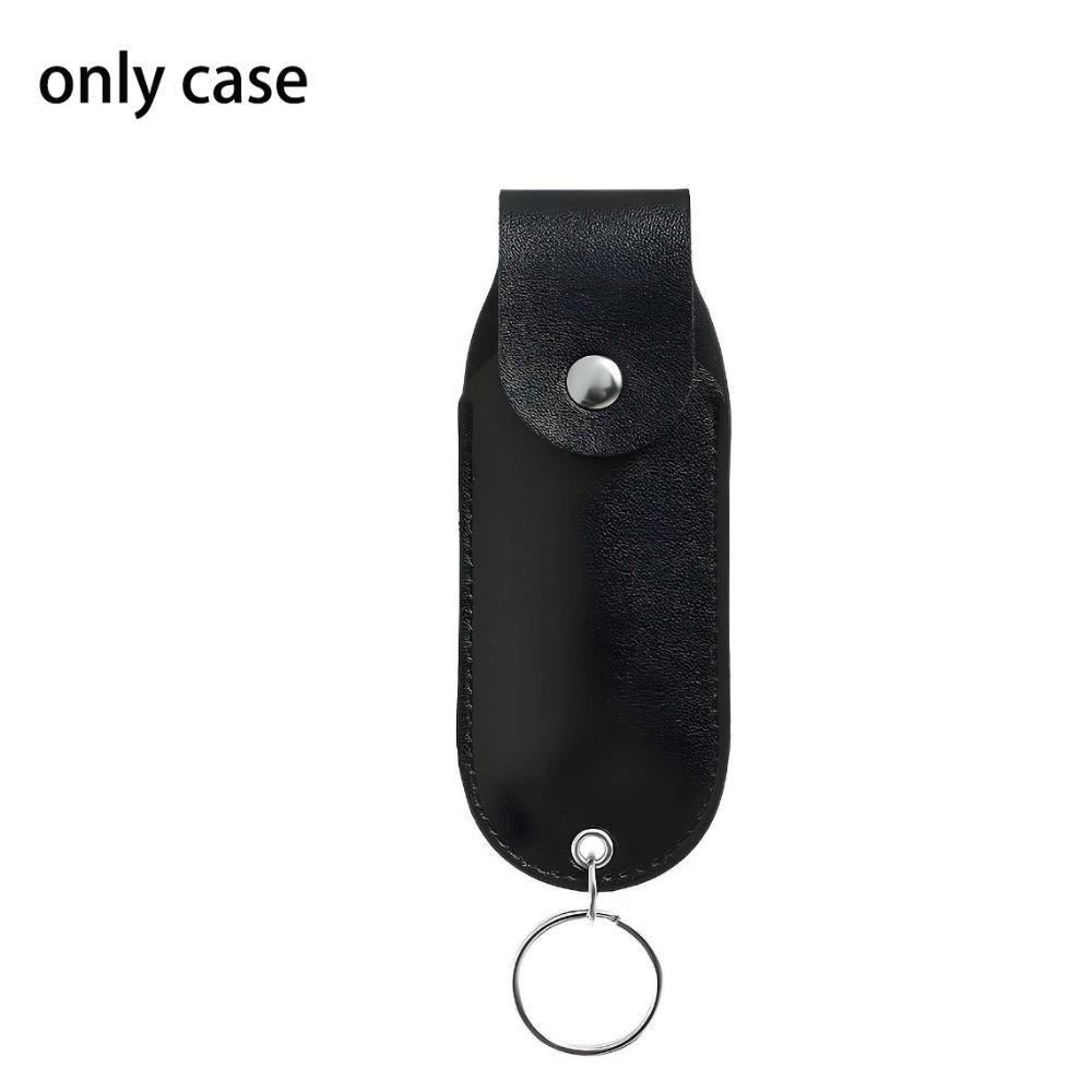 

Portable PU Leather Self Defense Spray Holder Durable Universal Pepper Spray Case Mini Spray Keychain Self Defense Accessories білий