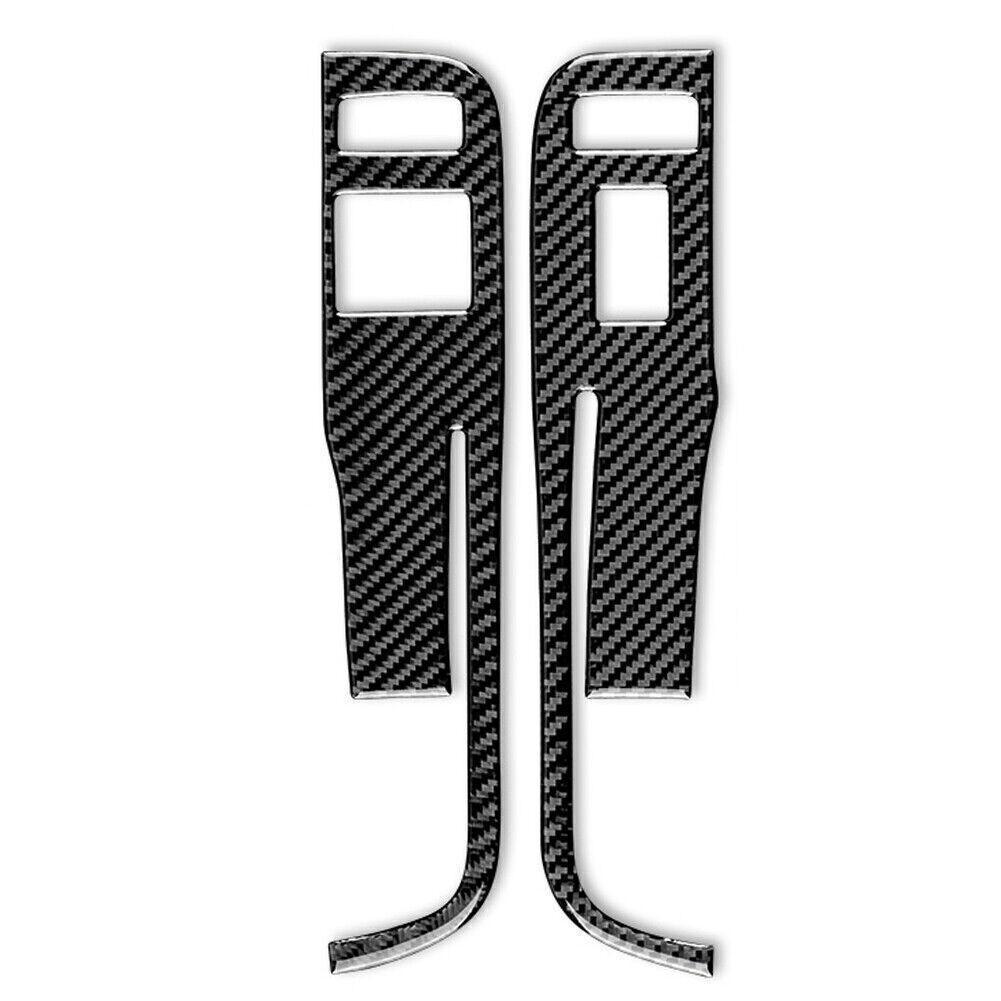 For Chevrolet Camaro 2010-2015 Carbon Fiber Window Switch Panel Cover Trim TypeA