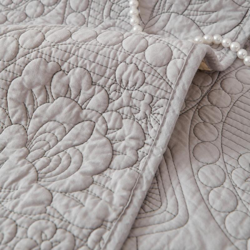 Pure Cotton Sofa Cushion, Four-Season Non-Slip Universal Solid Wood Seat Cushion, Fabric Leather Sofa Cover, Gray  New Model