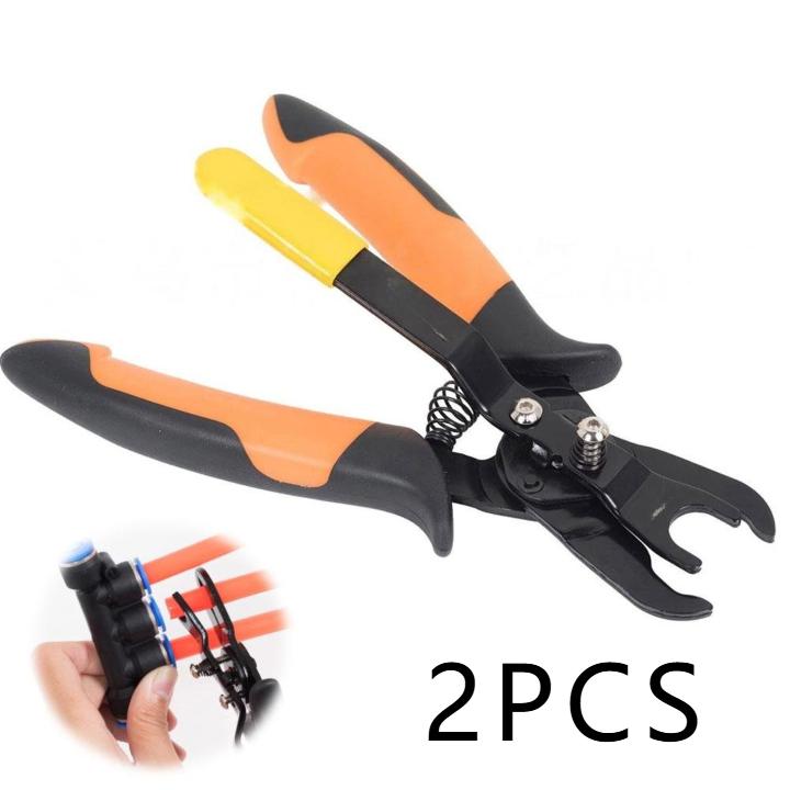 1/2 Stück Pneumatisches Trennwerkzeug Trennzange Set Push-to-Connect Pneumatikverschraubungen Entfernungswerkzeug Schnellverschluss Luftschlauch