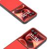 ABEEL For Motorola Razr 60 Ultra 5G Case Electroplating Genuine Cow Leather Coated PC Phone Cover