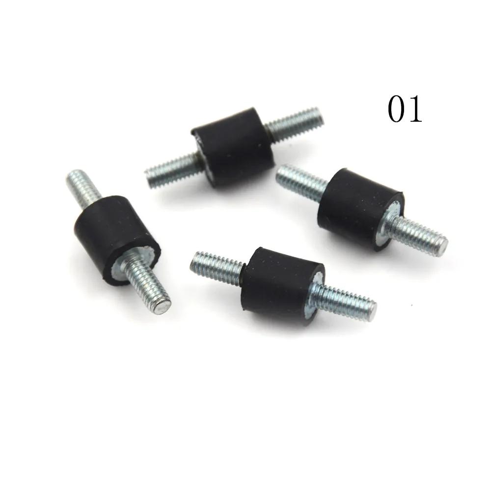 4pcs/lot Anti Vibration Silentblock Boat Car Bobbin  Rubber Mounts Male Tools M4 M5 M6 M8 Rubber Mounts Shock Damper
