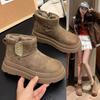 Snow Boots Autumn and Winter New Velvet Thickened Cotton Shoes Thick-soled Waterproof and Non-slip Short Boots Warm Cotton Boots