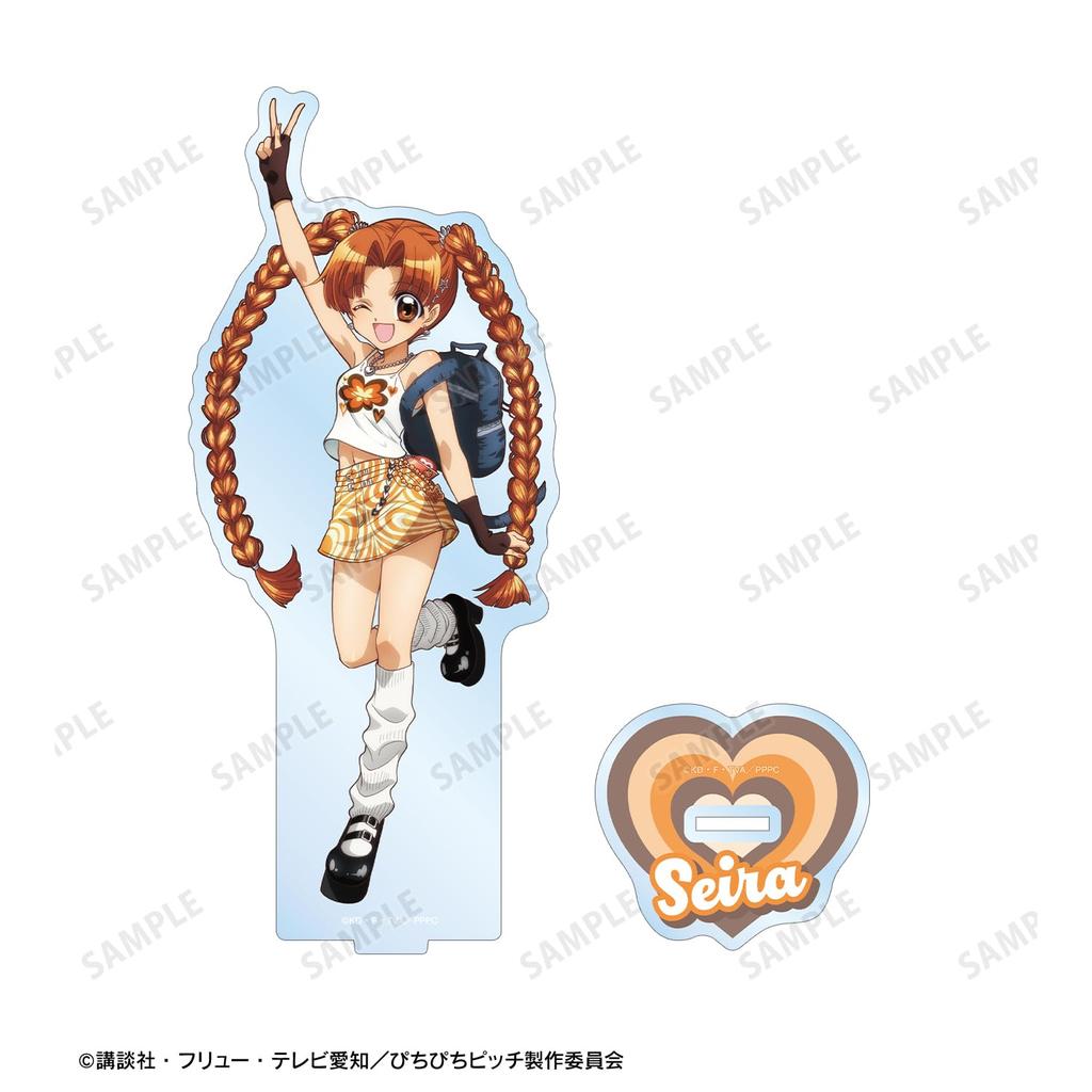 Pichi Pichi Anime Seira Y2K Fashion Big Acrylic Stand "Melody Pitch" Illustration Ver.