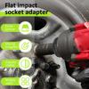 Low-Profile Impact Socket Adapter Set 3/4 to 1,1/2 to 3/4,1/2 to 3/8,1/4 to 3/8 Drive Ratchet Adapter 4 Pcs Socket Adapter Set