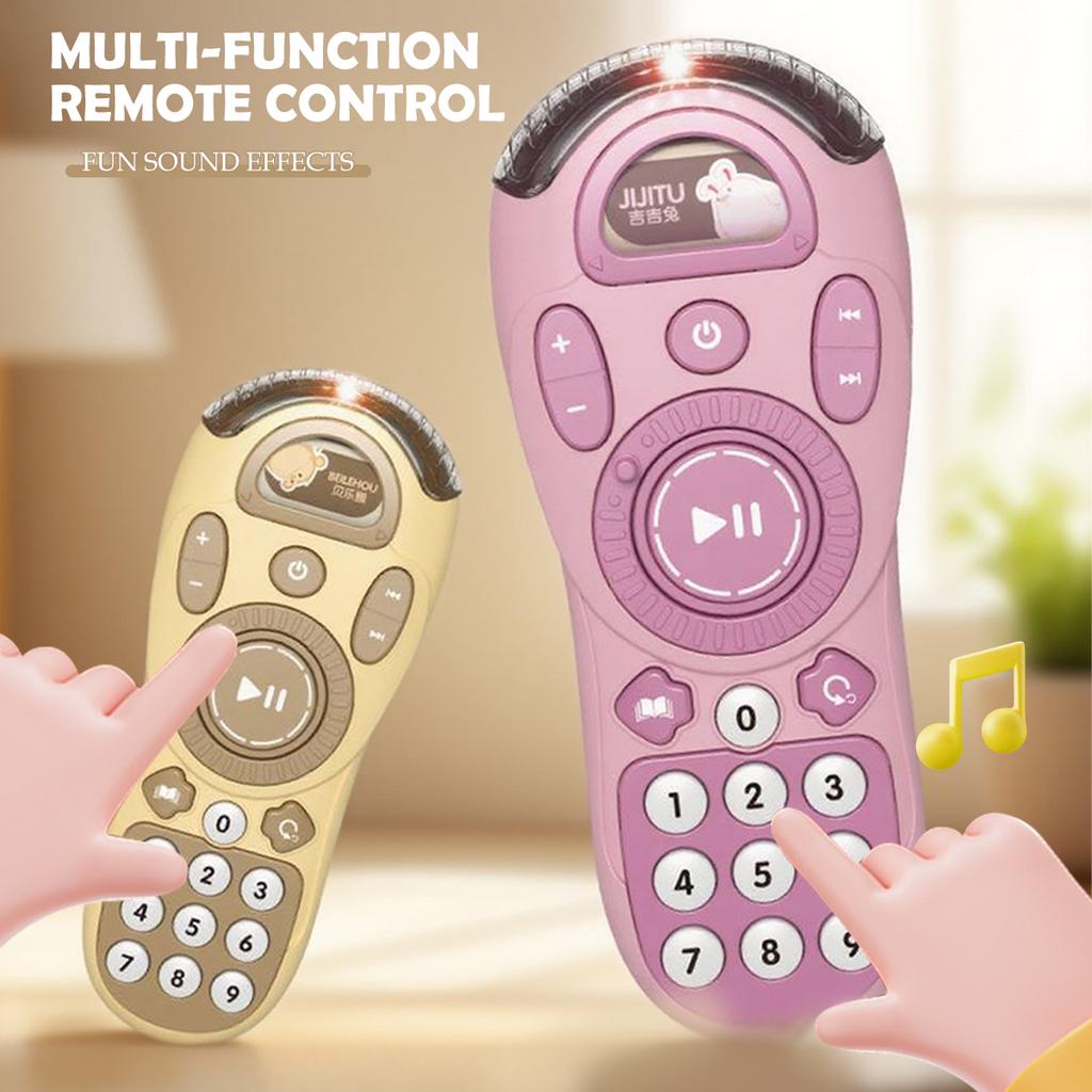 Remote Control Phone Toys for Kid, Smartphone Toy with Music Light and Sound Effect Early Learning Gifts for Boys and Girls