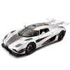 1/24 Koenigsegg ONE 1 Alloy Sports Car Model Diecasts Metal Racing Car Model High Simulation Sound and Light Childrens Toys Gift