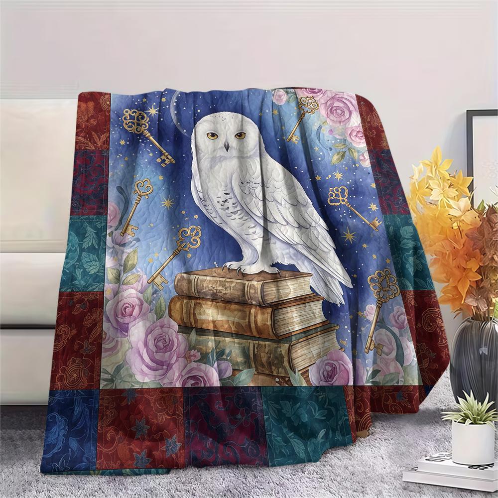 1 Pezzo Coperta in Flanella con Stampa Cartone Animato, Alta Qualità Confortevole per Tutte le Stagioni, Decorazione per la Casa, Calore e Comfort, Perfetta per Regalo di Natale Compleanno