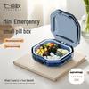 Portable 4-Compartment Mini Pill Organizer