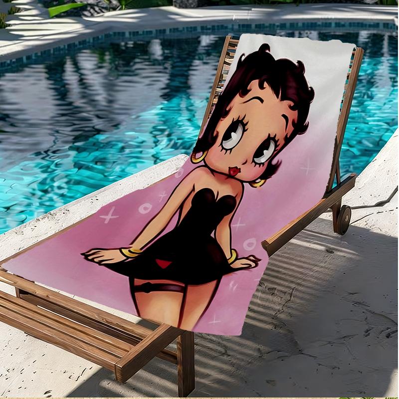 Sexy Doll Print Beach Towel, Versatile Lightweight Absorbent Beach Towel for Pool Surf Yoga Bathroom, Perfect Birthday Holiday Gift