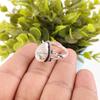 Black Rutile Gemstone 925 Sterling Silver Jewelry Handmade Ring For Girlfriend RR-57-27