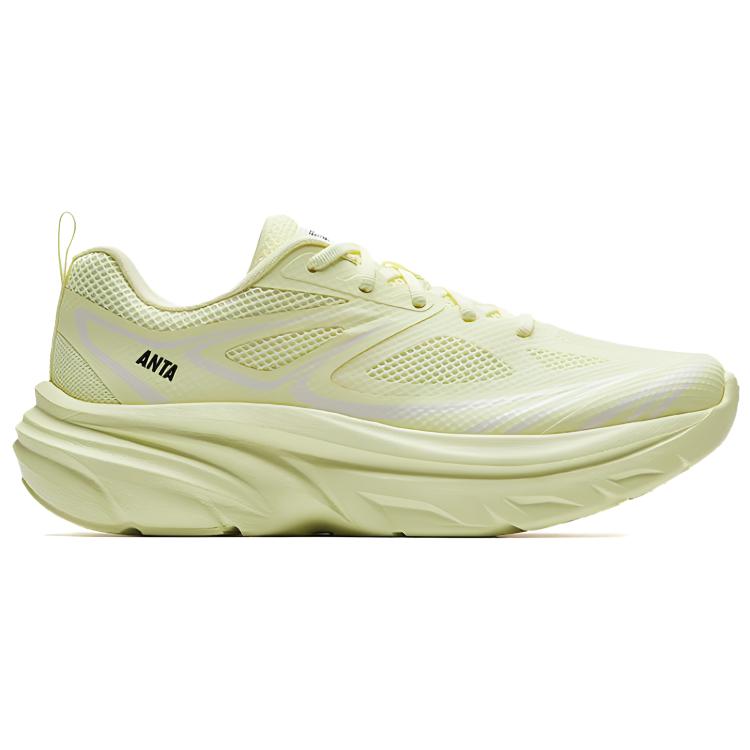 Anta Lightweight Comfortable Shock Absorbing Non-Slip Breathable Low-Top Casual City Commuting Running Shoes Women Sneakers Sky-Yellow 922535520-3