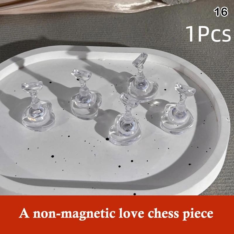 5/10 Grid Non-Magnetic Nail Stand Nail Sample Display Stand Nail Training Stand With Tray For Nail Polish Tips Nail Painting