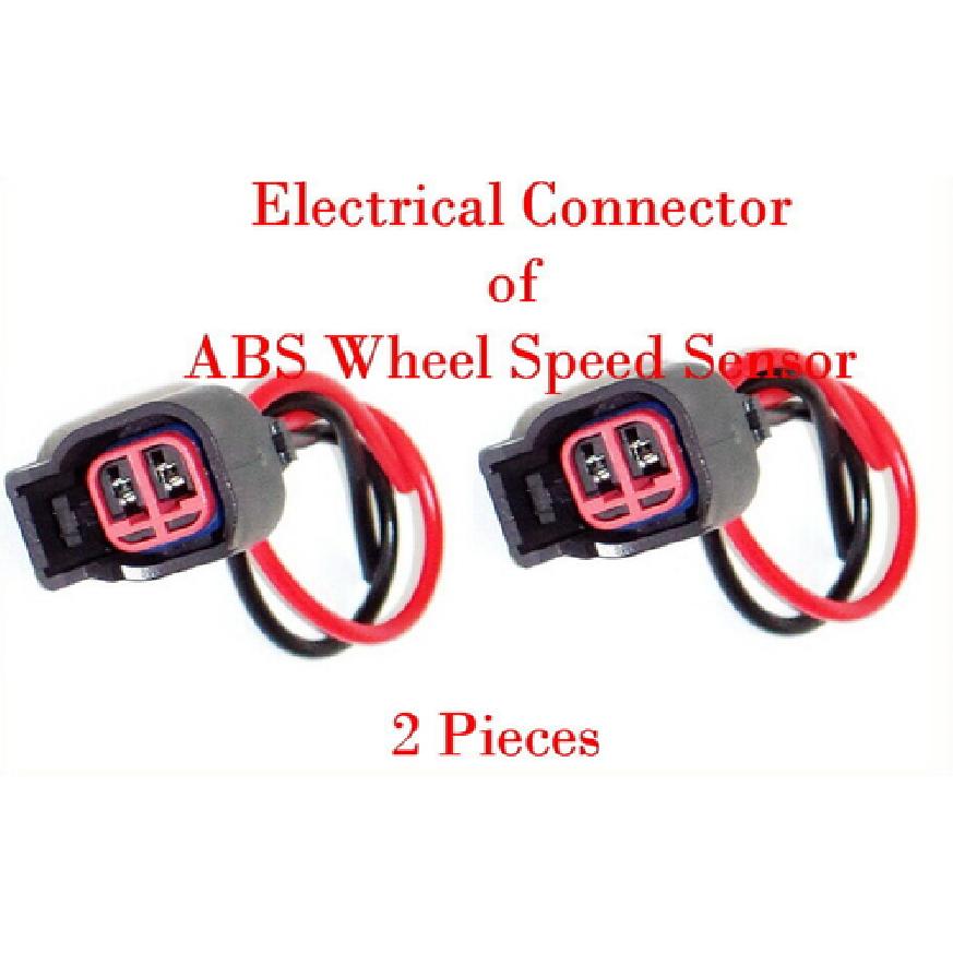 ABS Wheel Speed Sensor W/Connector Front L/R Fits Buick Chevrolet GMC Saturn
