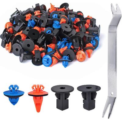 120Pcs Fender Flare Clips, Xislet Retainer Fastener Rivets For Bumper Fender Liner 90189-06065 Compatible With Toyota 4Runner Tacoma RAV4 Replace
