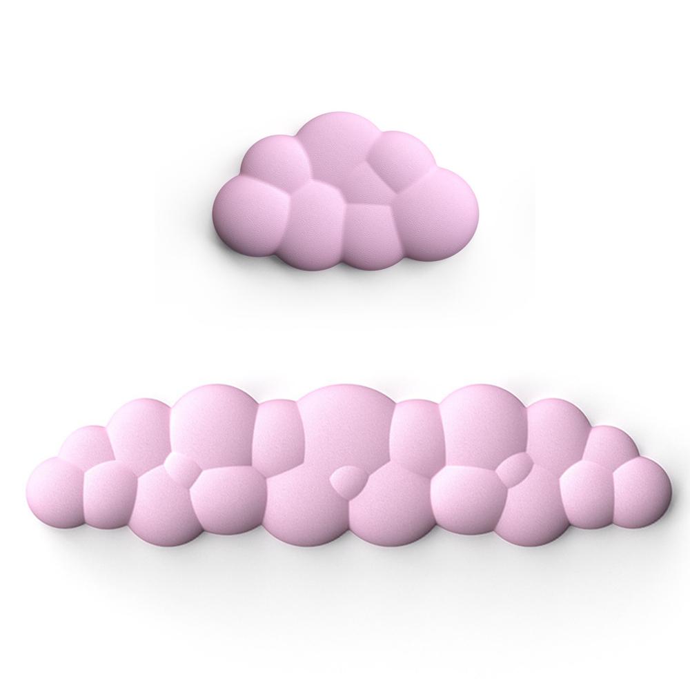 Mouse pad with wrist rest keyboard cloud anti-slip desktop office gamer mouse wrist rest Ergonomic keyboard mouse pad wrist rest
