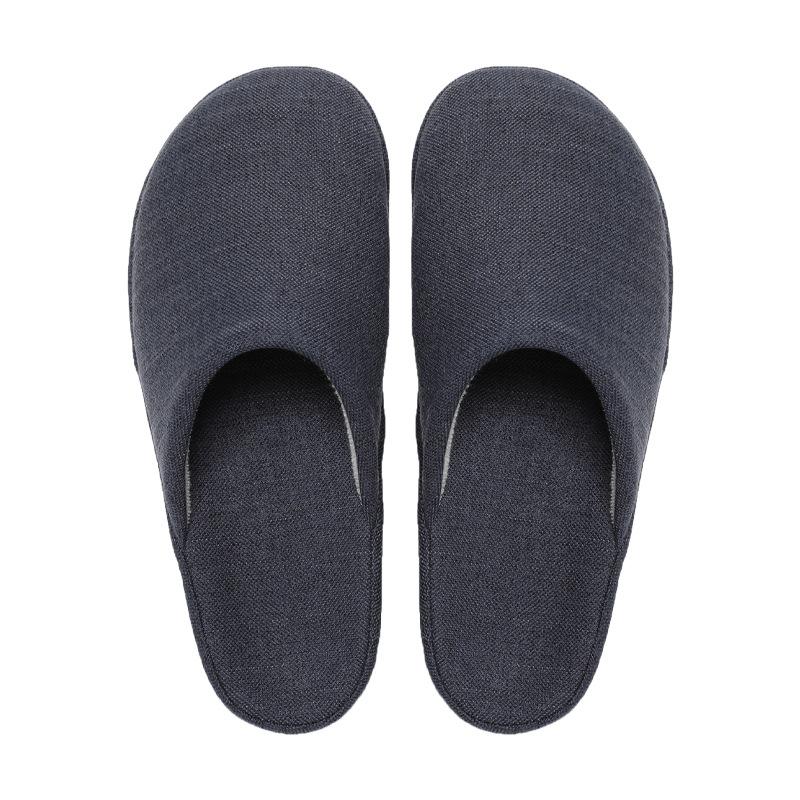 

Wholesale Home Indoor Household Simple Solid Color Men s and Women s Wood Flooring Non-slip Silent Cotton Slippers xxxl (recommended 45-46) Темно-синій