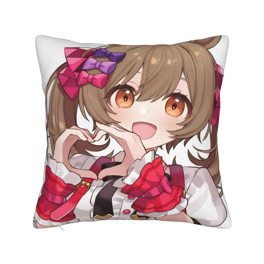 Decorative Pillowcase Umamusume Pretty Derby Anime Accessories Living Room  Throw Pillow Case Cover Square Multi Size