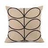 YunJeude Cushion Set of Nordic Cute Leaf Geometric Zipper Interior Home Car Room All Seasons Color Covers, 45x45cm, 4, Style, Pattern, Linen, Pattern,