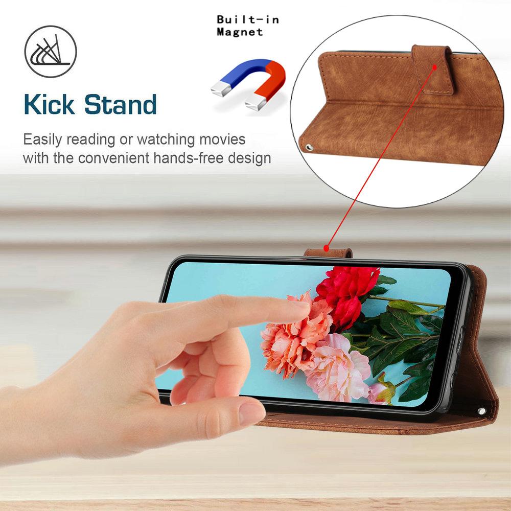 Étui livre en cuir G42 G22 G21 G11 5G Pour Nokia C32 C22 G20 G10 C02 G 42 10 11 G 20 21 32 22 C12 Pro Plus Housse à rabat Magnétique Funda