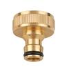 Fitting Hose Tap Connector Garden Adapter Golden Replacement Tap Faucet 1inch BSPF 36*31mm Accessories Brass+Rubber