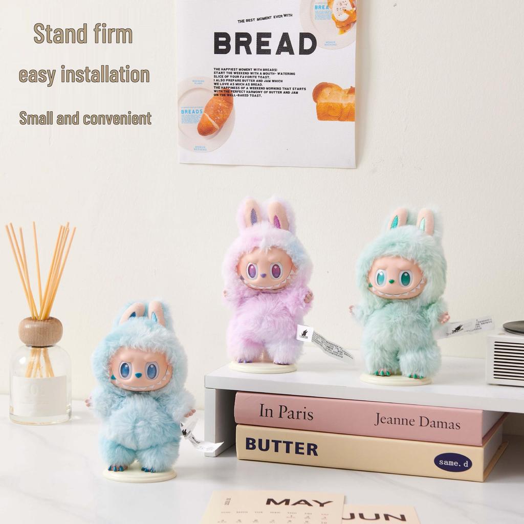 Stojak ekspozycyjny Labubu: Akrylowy Organizer na Blind Boxy z Pluszowymi Lalkami Winylowymi PopMart