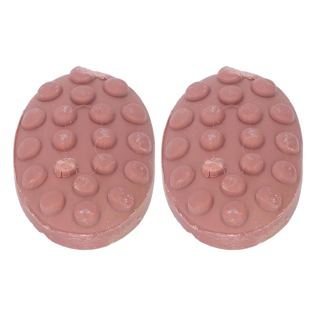 2 STÜCK Fußseife Tragbar Bio Peeling Exfolierend Entferner Fußpflege Seife für Riechende Füße