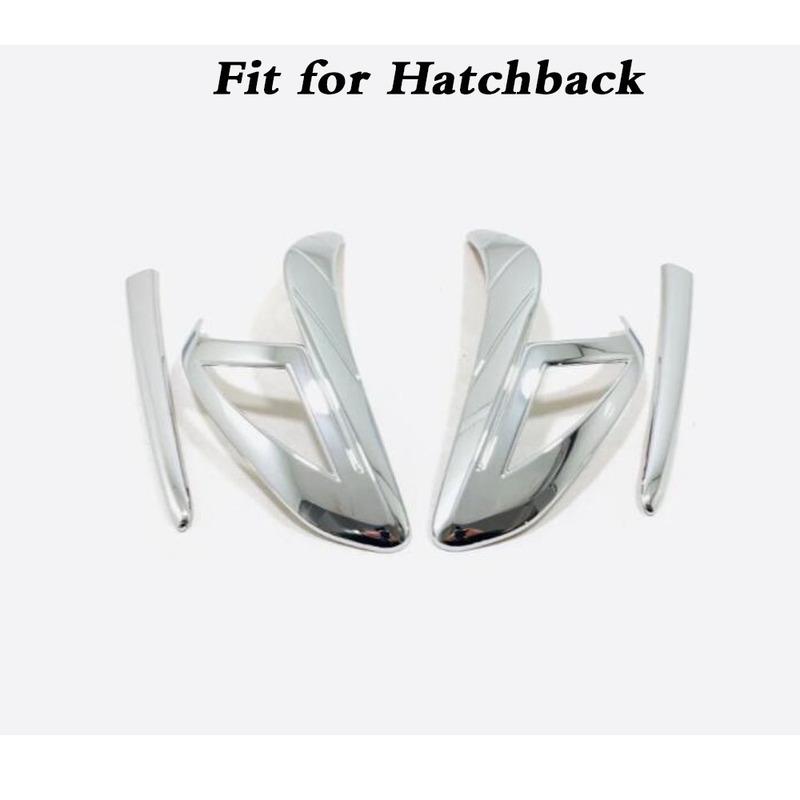 For Mazda 3 Mazda3 Axela M3     Car Body ABS Chrome Cover Trim Back Rear Tail Light Lamp Frame Stick Eyebrow