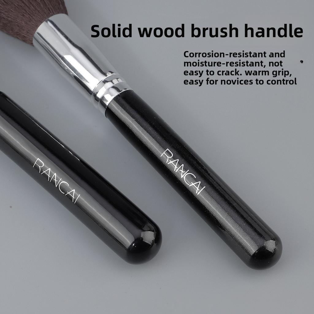 12 RC black silver makeup brush bag portable full set of soft bristle professional makeup brush set