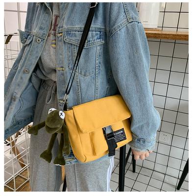 Damen Canvas Tasche Japan Stil Mädchen Kleine Tasche Umhängetaschen Damen Messenger Crossbody Student Bolsa Geldbörse Phe Taschen sac