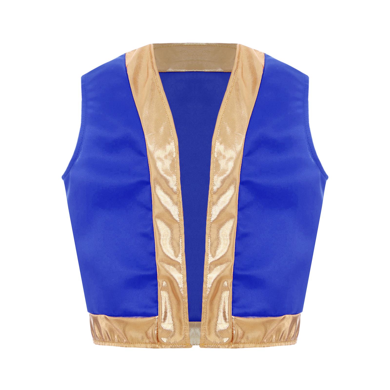 

Unisex Kids Game Character Cosplay Costume Role Play Loose Vest Halloween Dress Up Costume 7-8 Years королівський синій колір