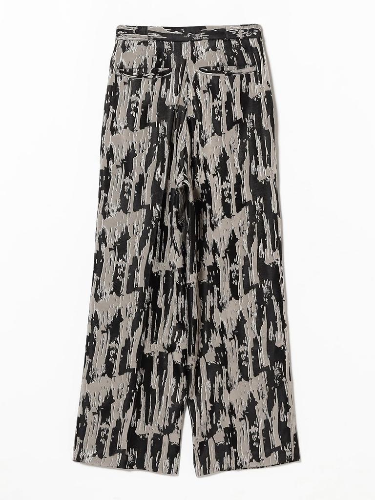 B:MING LIFE STORE by BEAMS Women's Jacquard Pants (Size S-M) Black