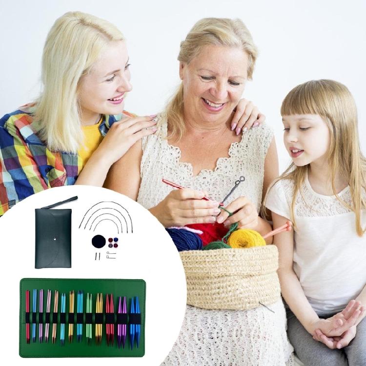 DIY Sweater Knitting Kits Interchangeable Circular Knitting Needle Tool Round Knitting Needle Knitting Kits To Beginner