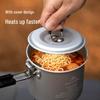 Compact Camping Teapot: Portable Outdoor Cookware for Boiling Water on Wild Stove or Picnic Table