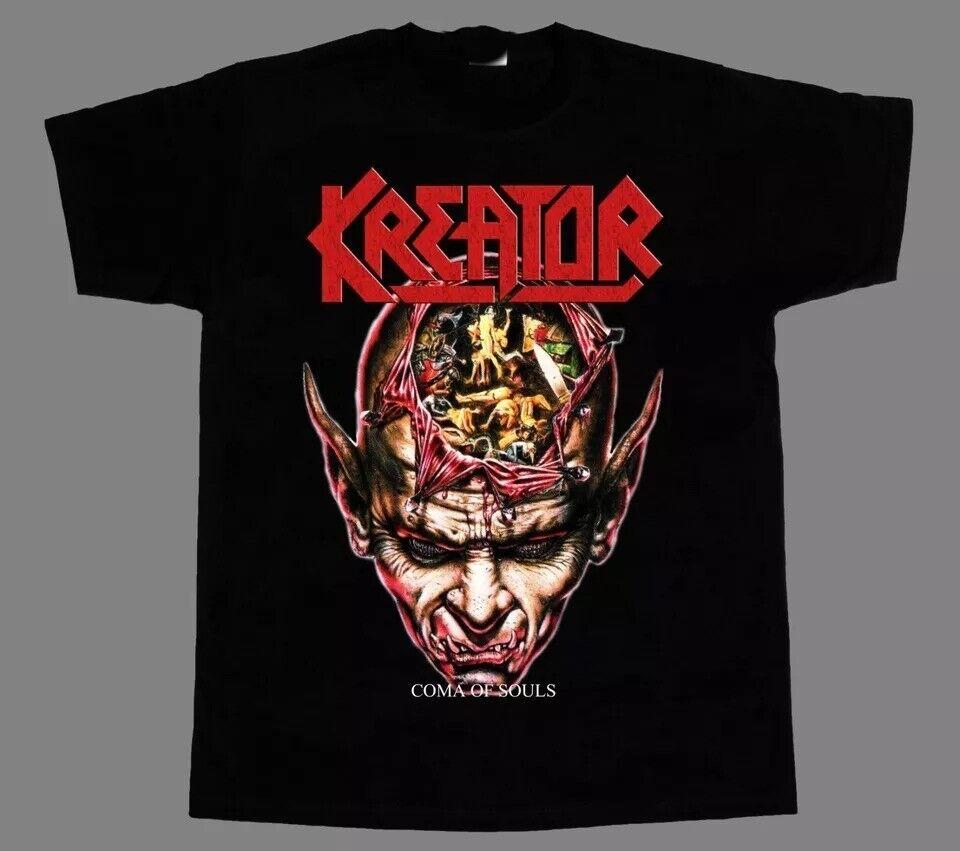 

Kreator Coma of Souls Унисекс Футболка Топы Футболка Подарок для Поклонников 4XL