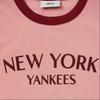 New MLB New York Yankees T Shirt Women's Pink 3FTSV0844-50PKM