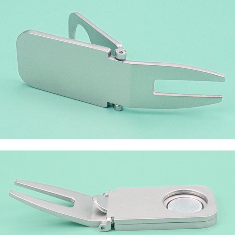 Mały Magnetyczny Uchwyt na Piłeczki Golfowe Lekki Profesjonalny Narzędzie do Zaznaczania Dołków po Uderzeniu Odporne na Zarysowania Wielofunkcyjne